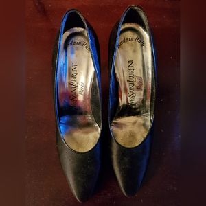 Yves Saint Laurent YSL Satin Pumps/ High Heels Shoes 7.5N